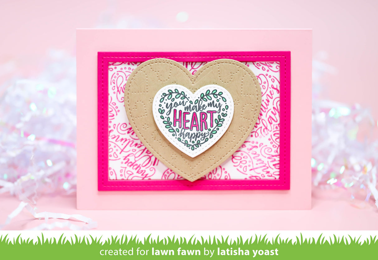 heart pouch dotted hearts add-on