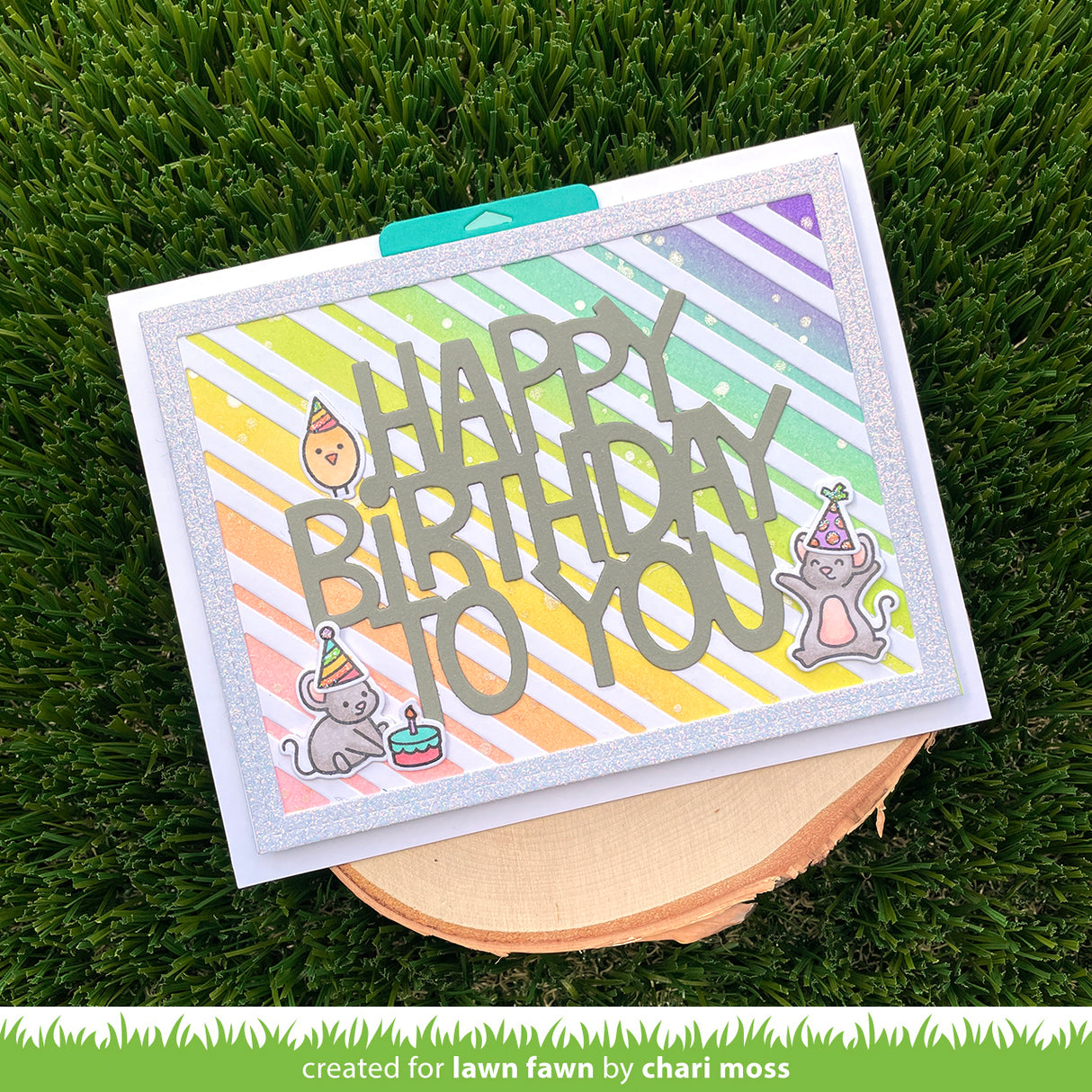 peppermint stripes backdrop