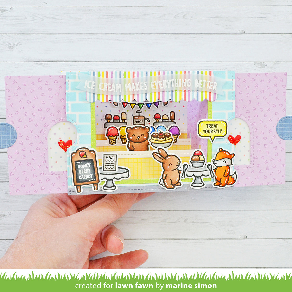 ta-da! diorama! shop add-on