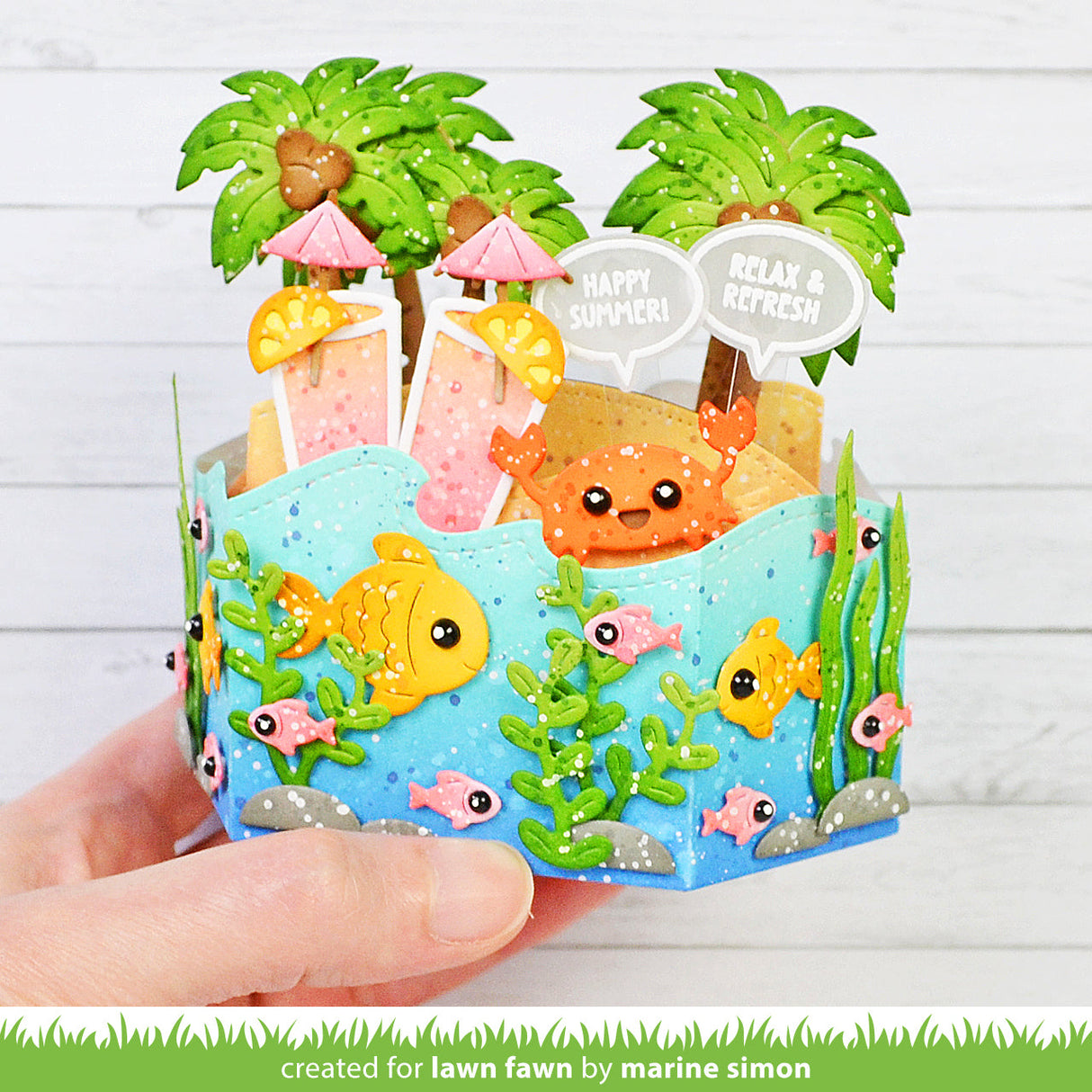 platform pop-up palm tree inserts