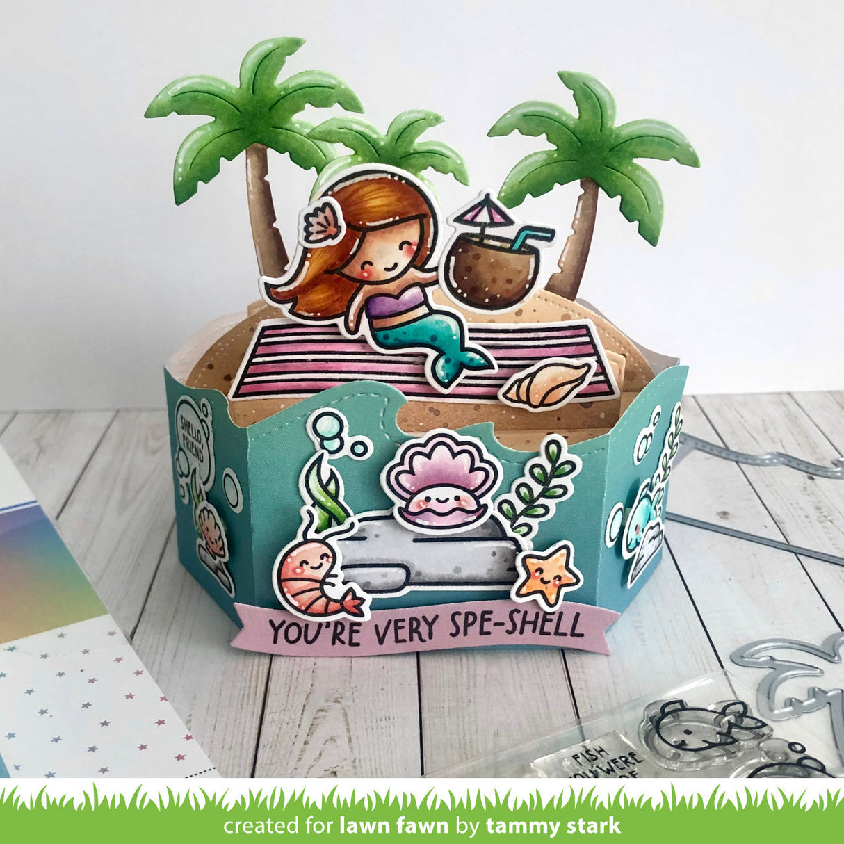 platform pop-up palm tree inserts