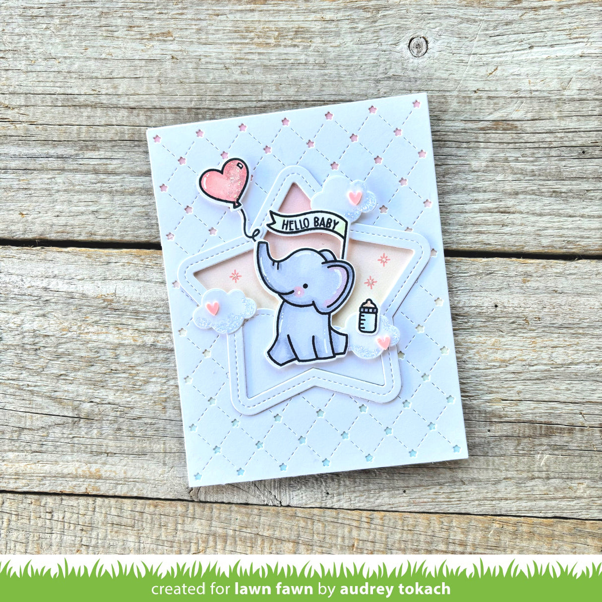 quilted star backdrop