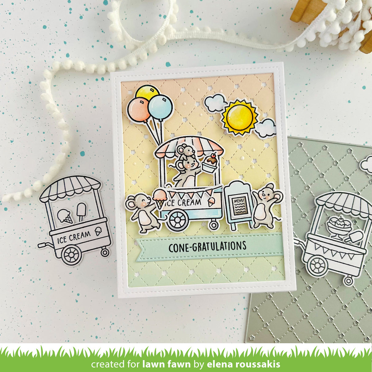 quilted star backdrop