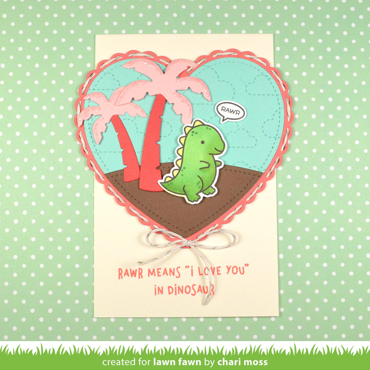 lacy heart stackables