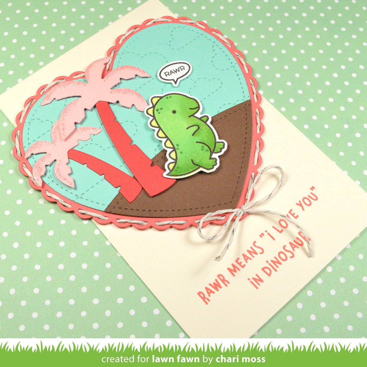 lacy heart stackables