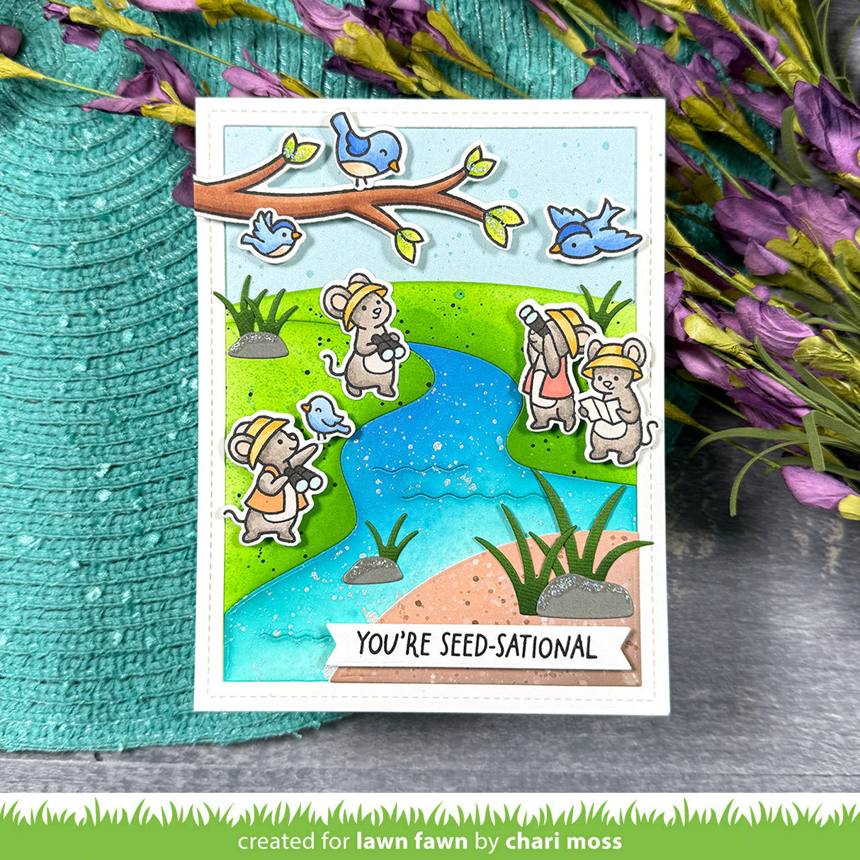 riverside backdrop: portrait