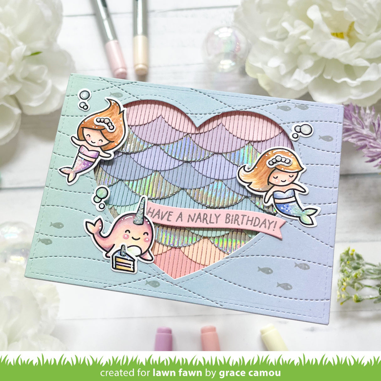 scalloped fringe border