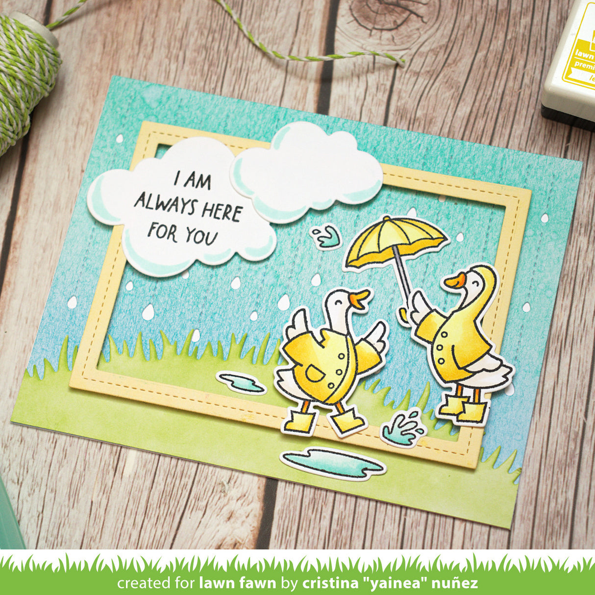 silly goose, rain or shine!