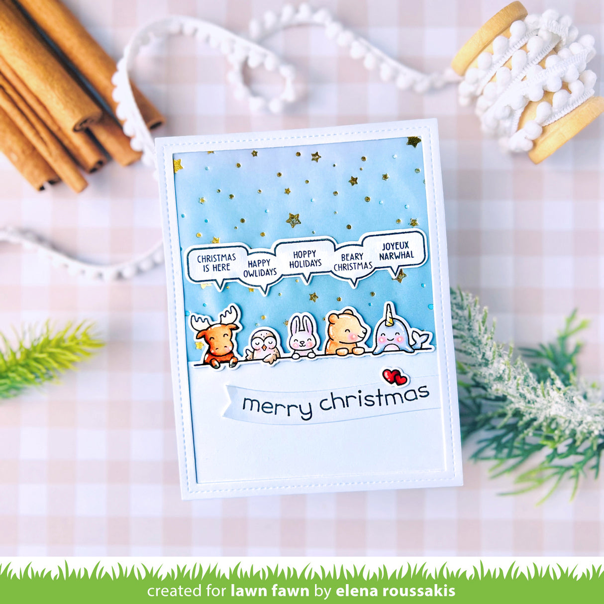 simply celebrate winter critters add-on