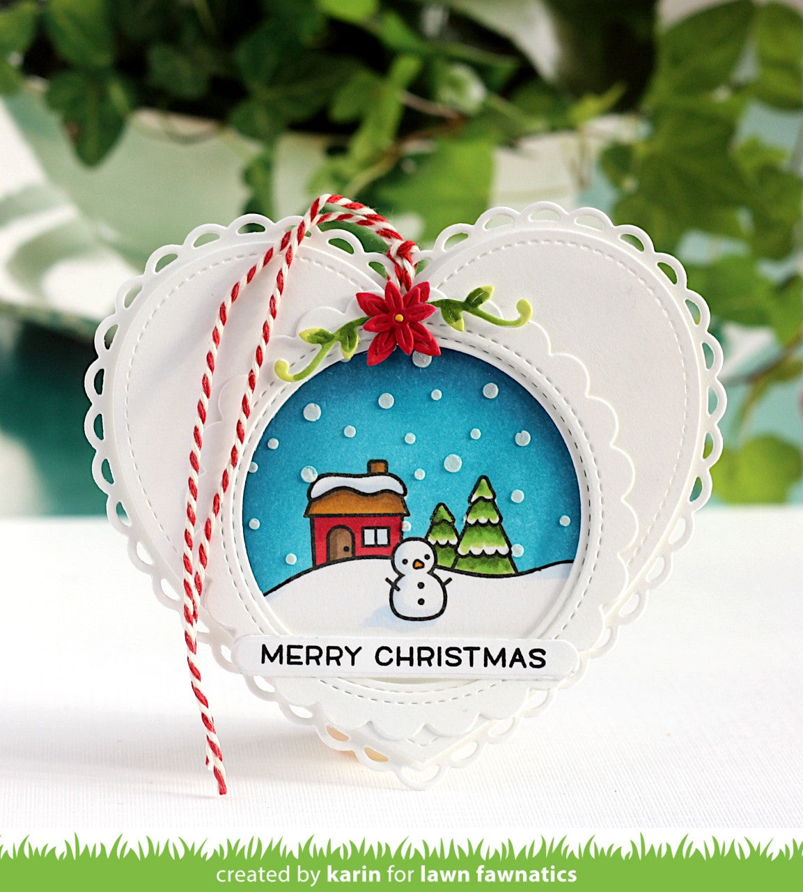 lacy heart stackables