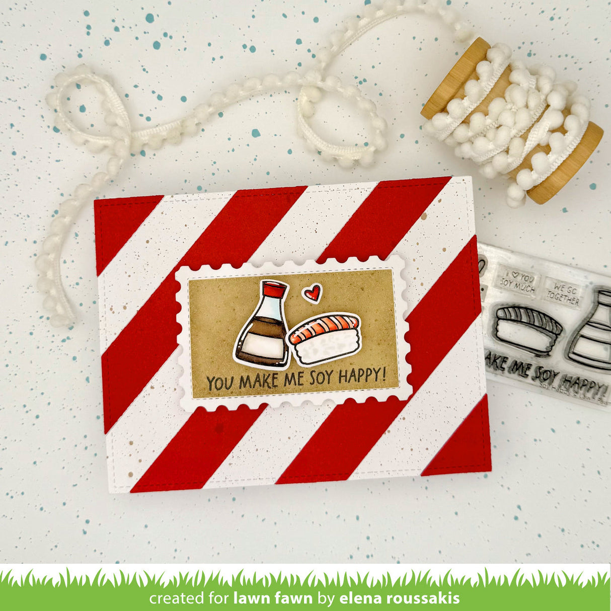 postage rectangle stackables