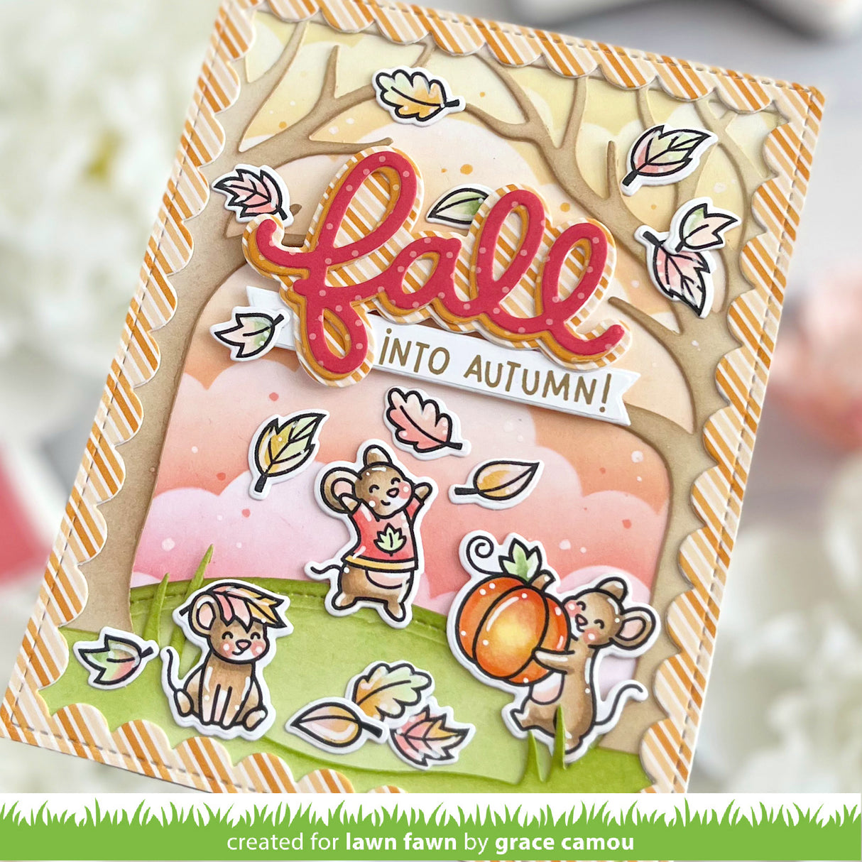 stripes 'n sprinkles autumn - petite paper pack