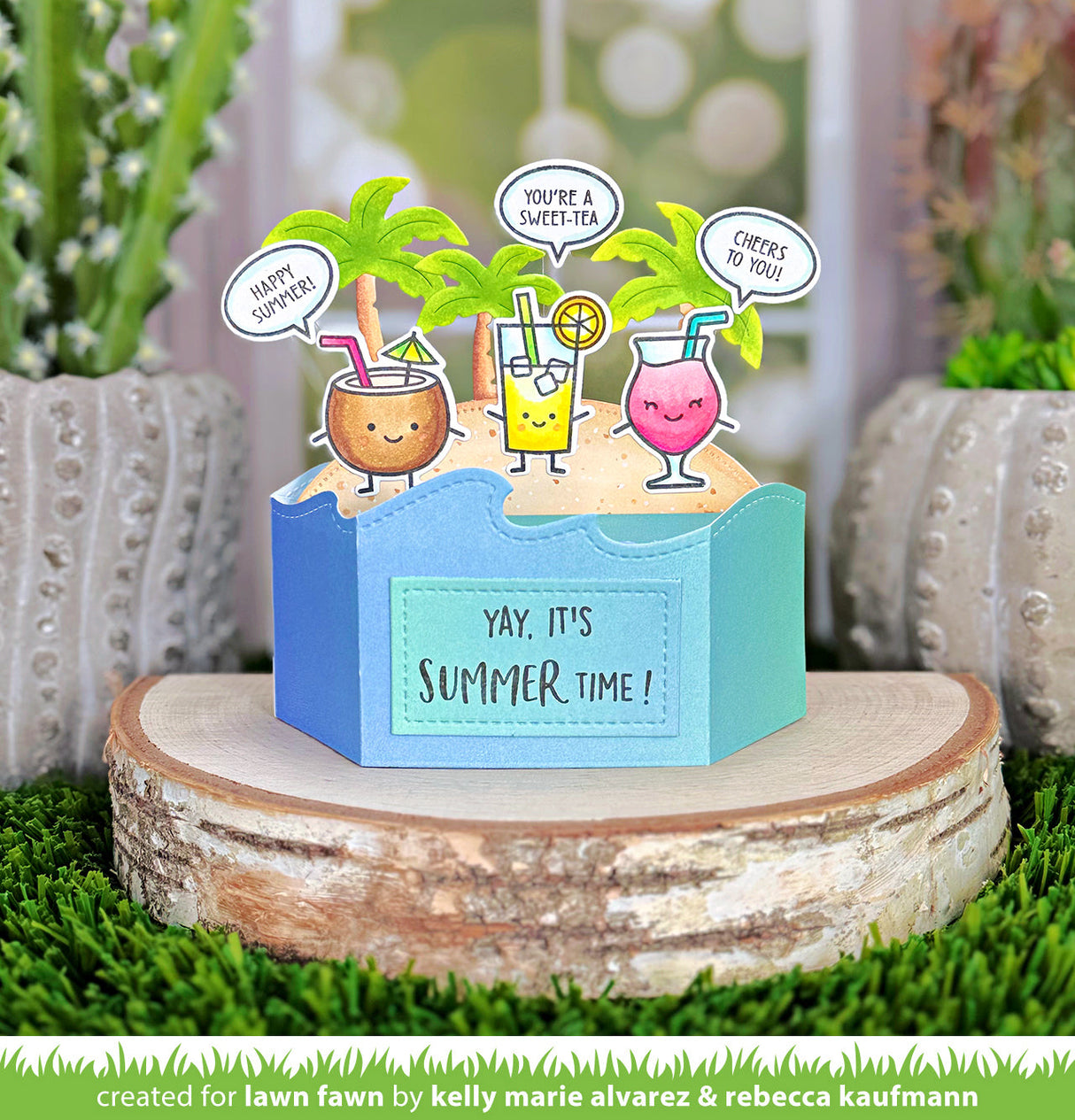 platform pop-up palm tree inserts