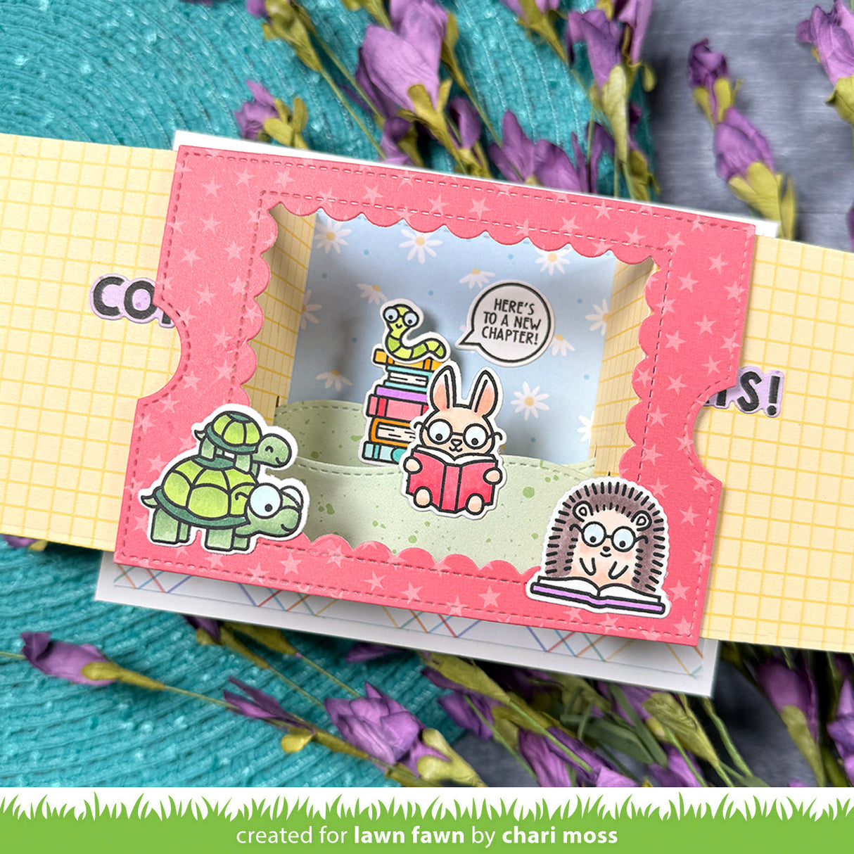 ta-da! diorama! scalloped window add-on