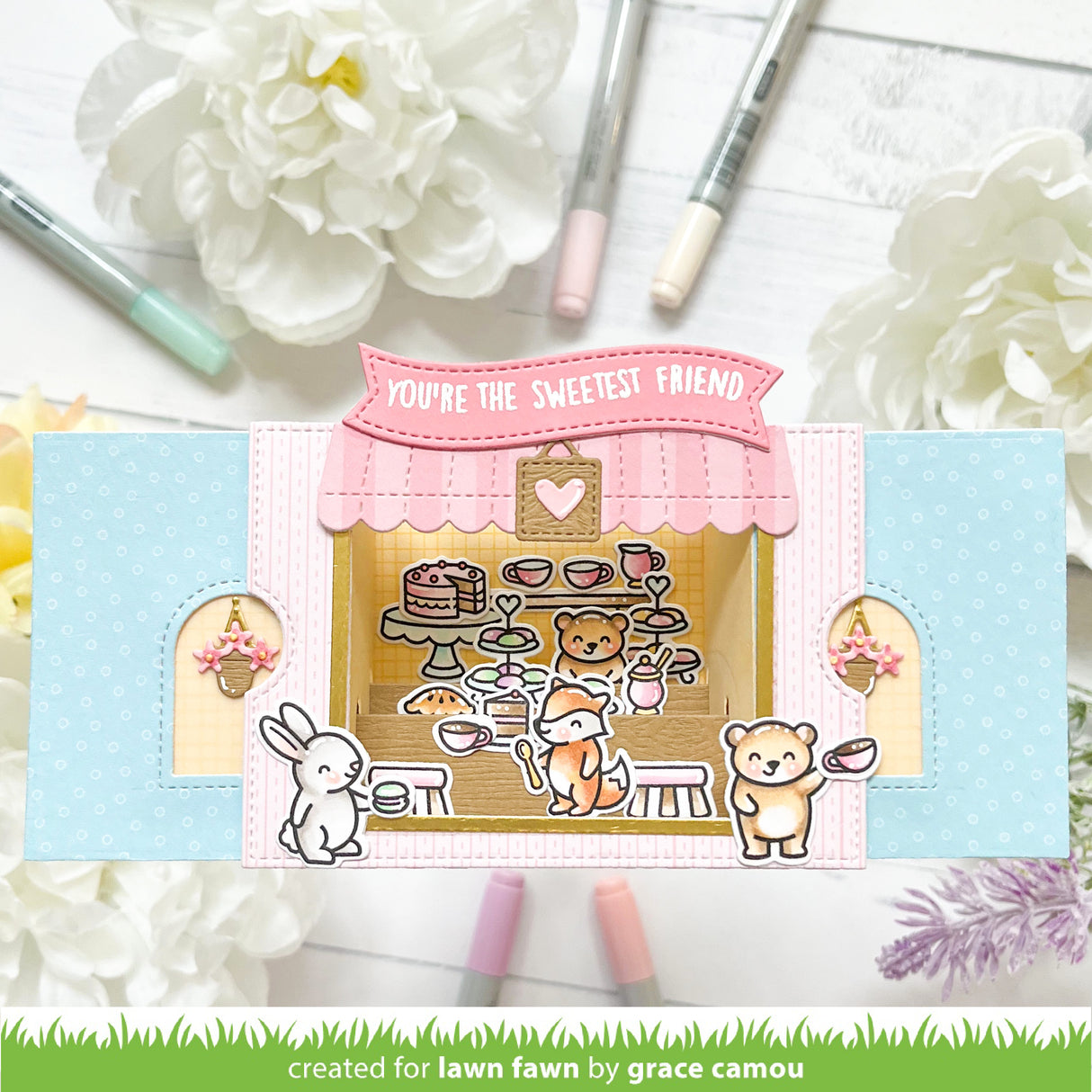 ta-da! diorama! shop add-on