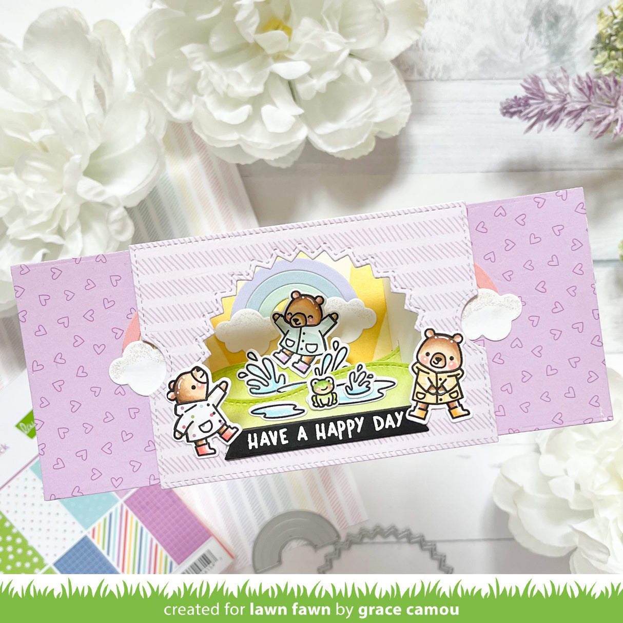 ta-da! diorama! sunburst window add-on