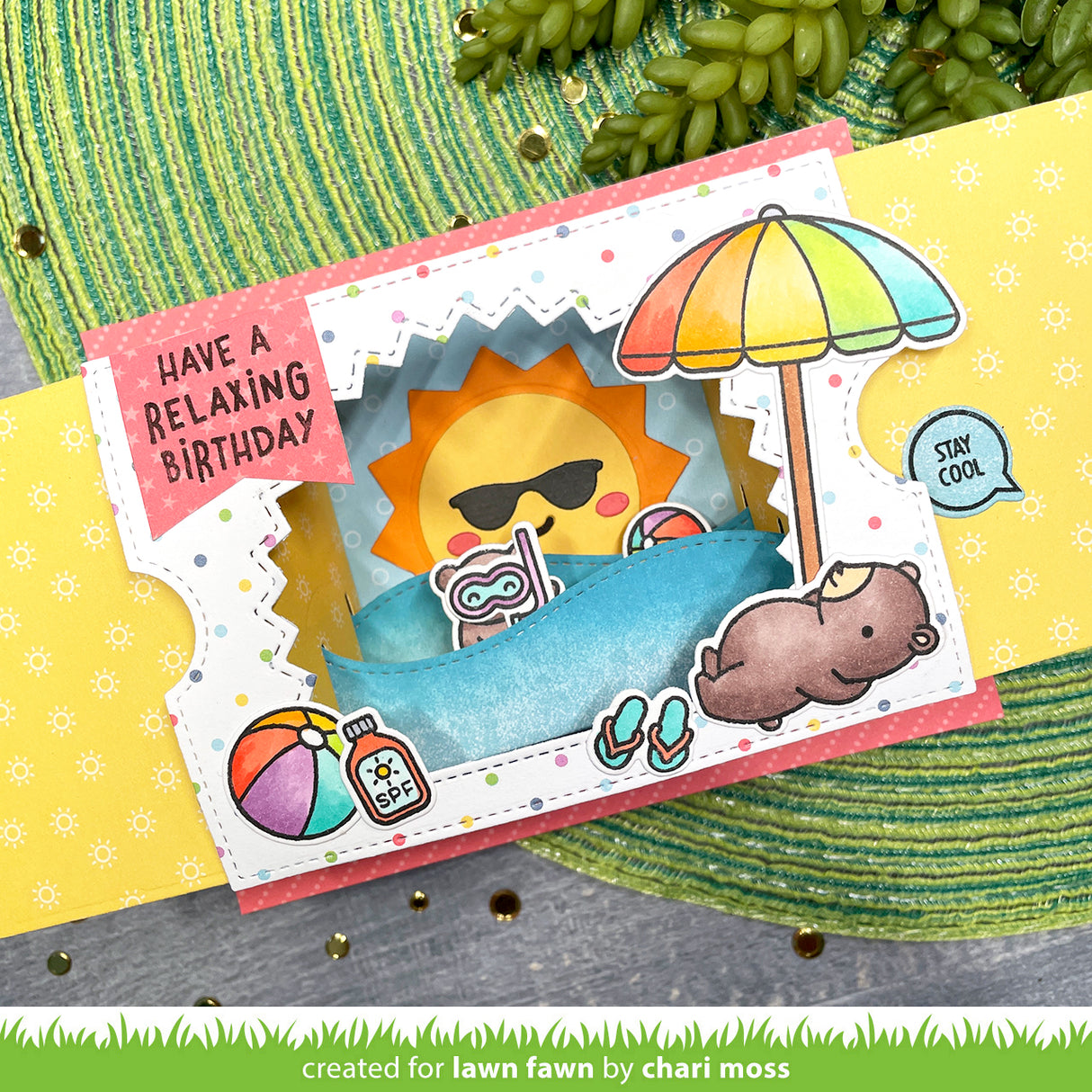 ta-da! diorama! sunburst window add-on