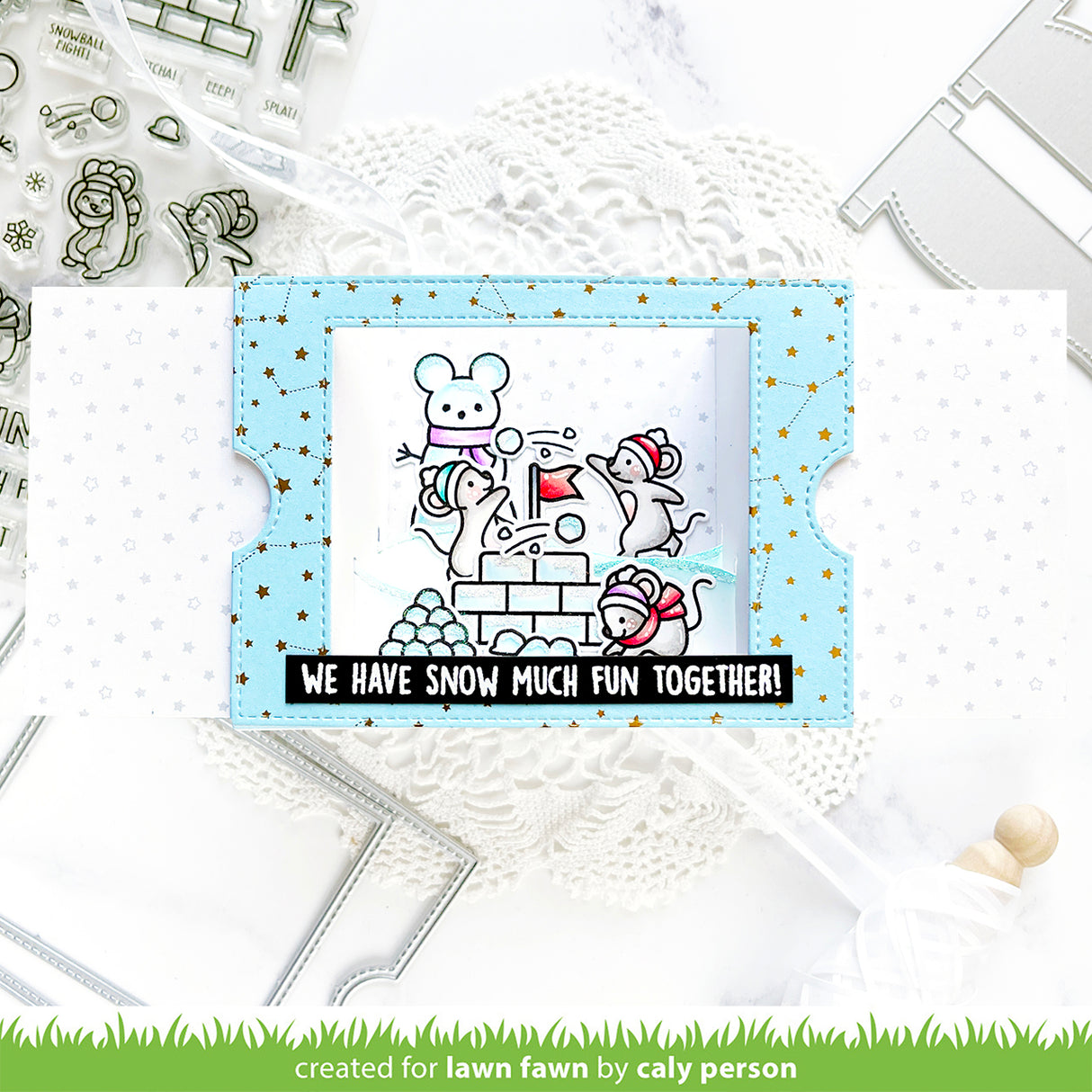 ta-da! diorama! hillside inserts