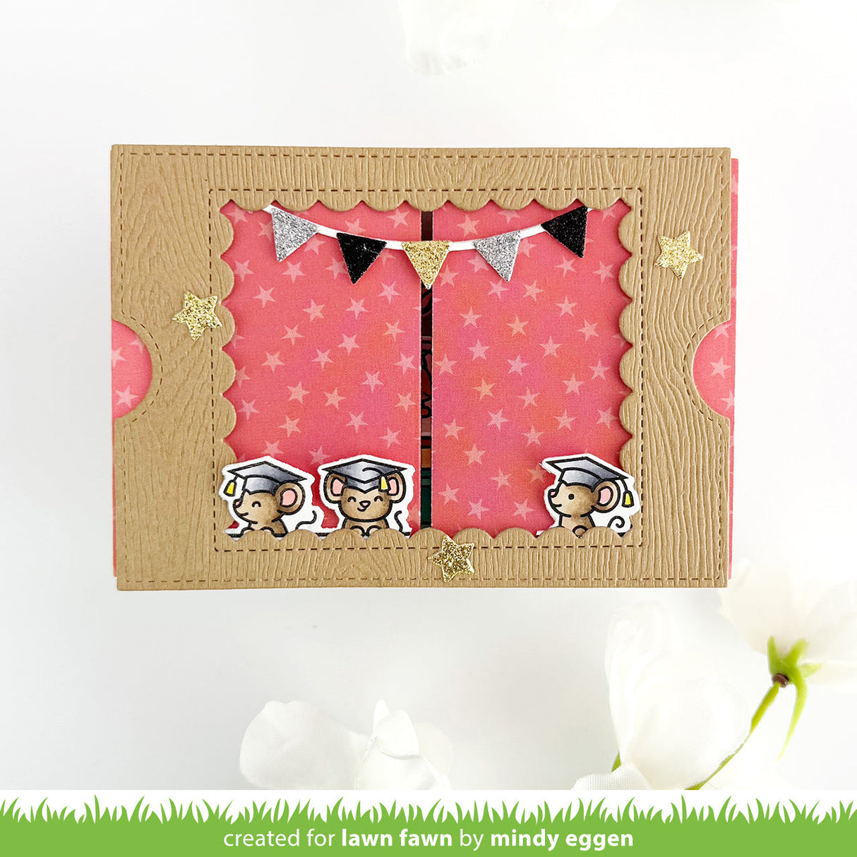 ta-da! diorama! scalloped window add-on