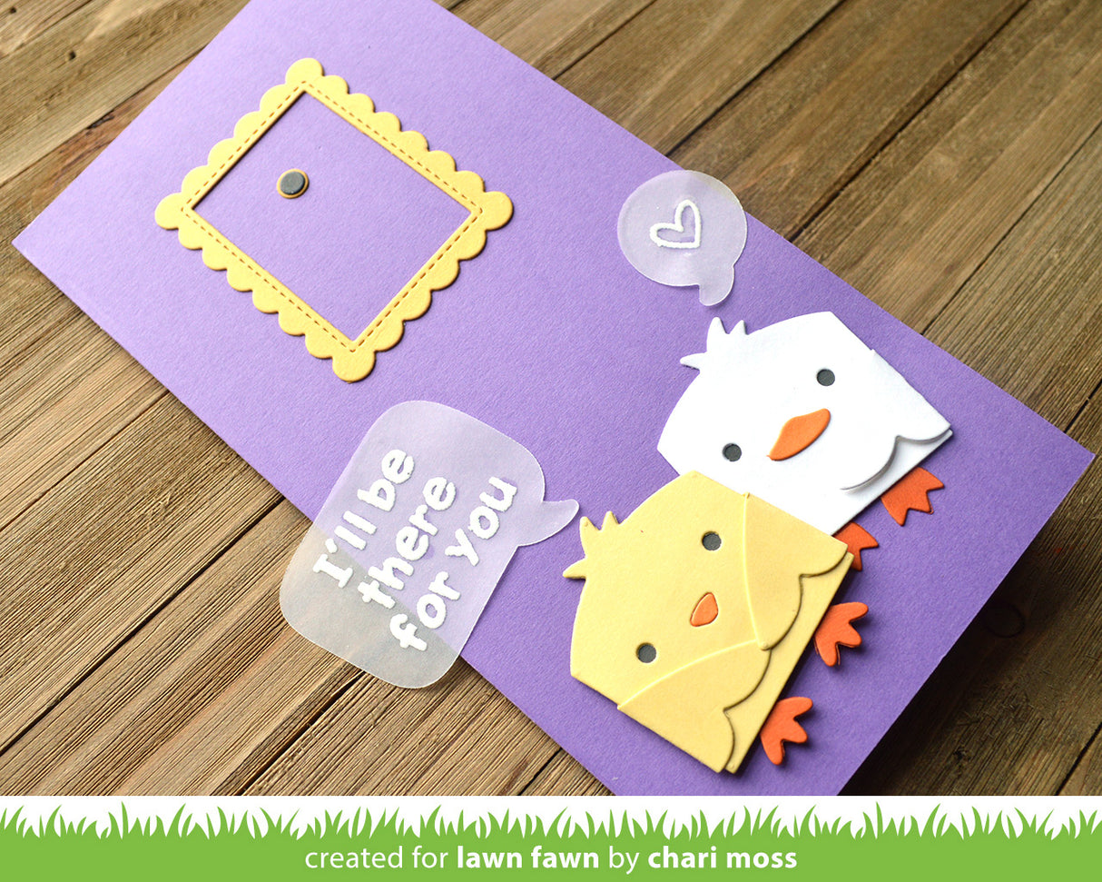 tiny gift box chick and duck add-on
