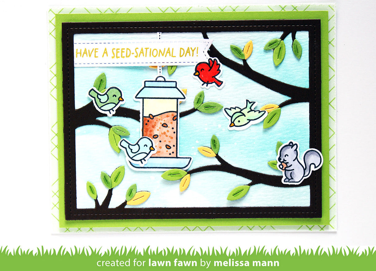 tree branches backdrop: landscape