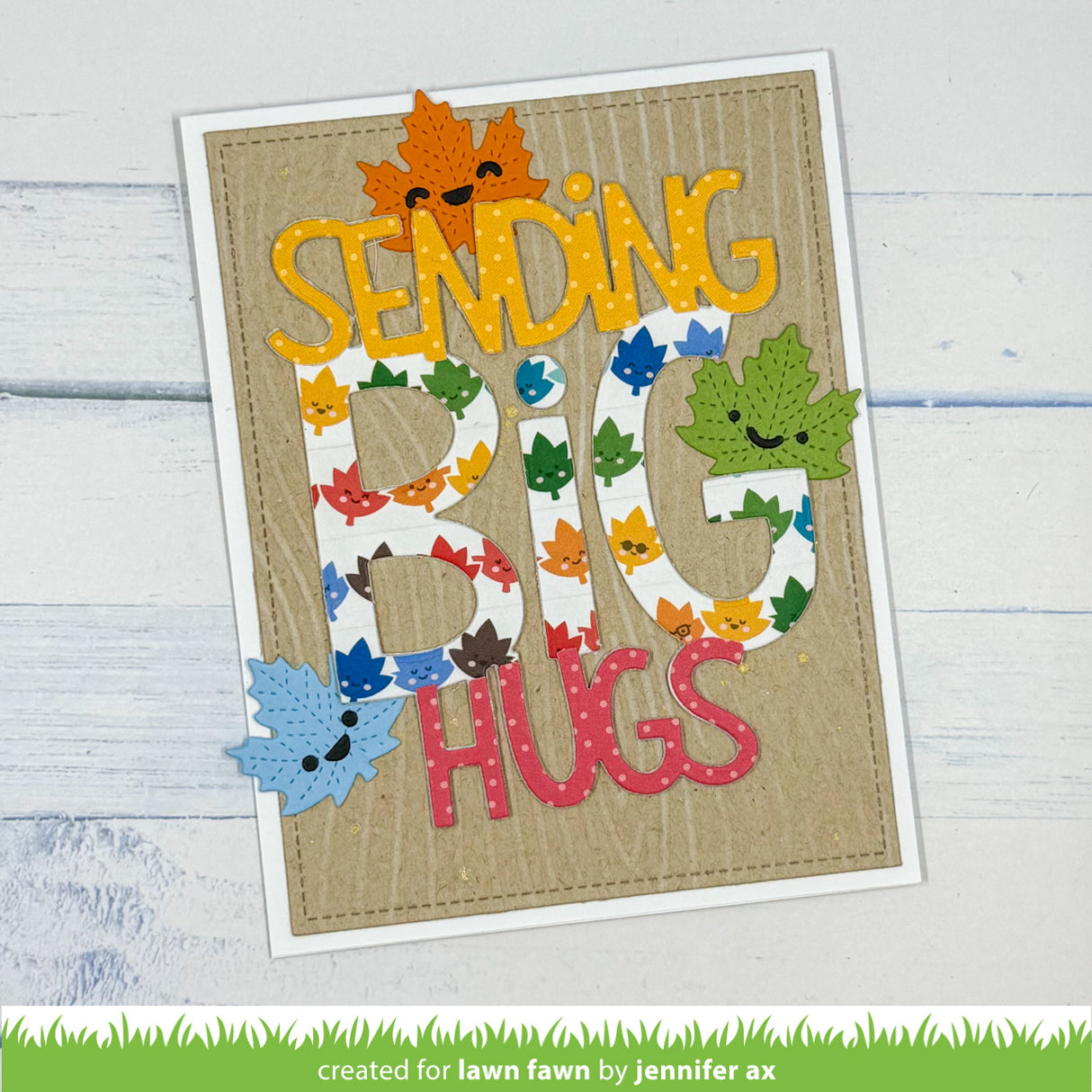 happy leaves washi tape
