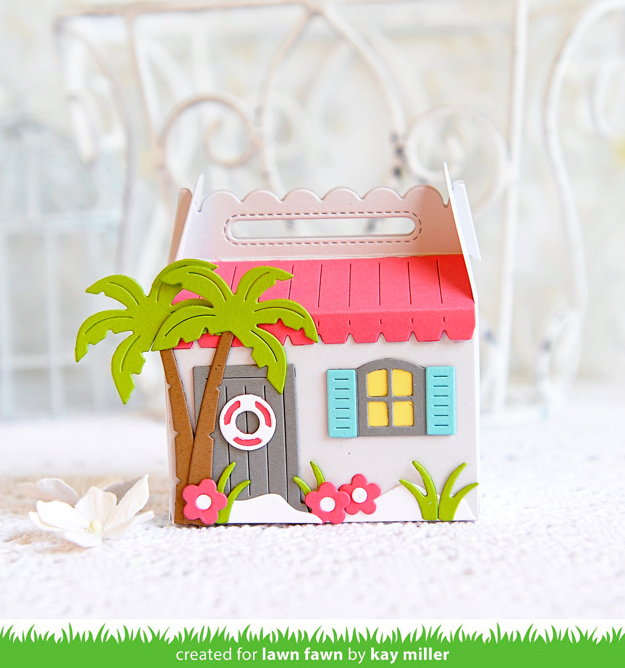 scalloped treat box beach house add-on