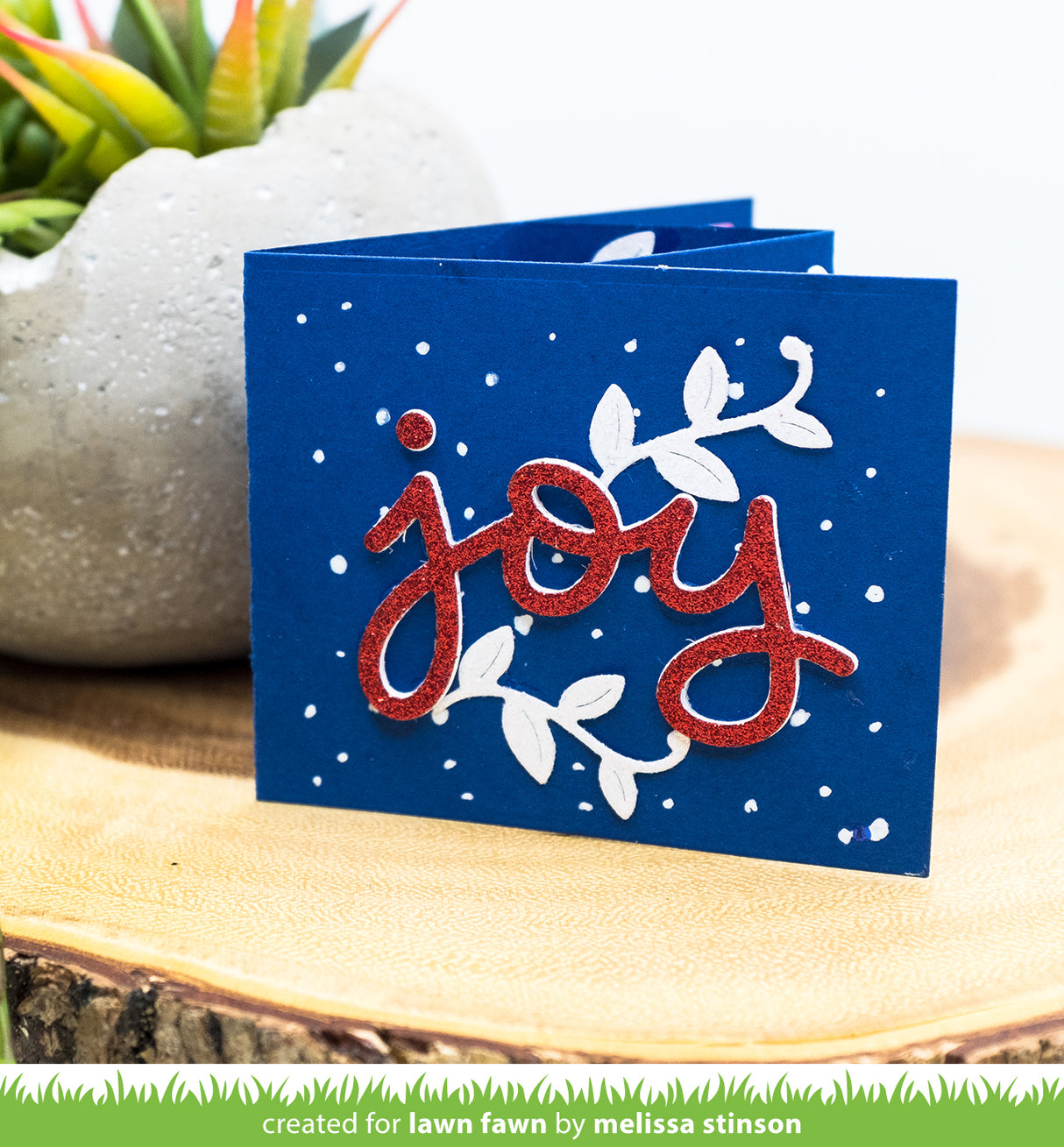 center picture window card heart add-on