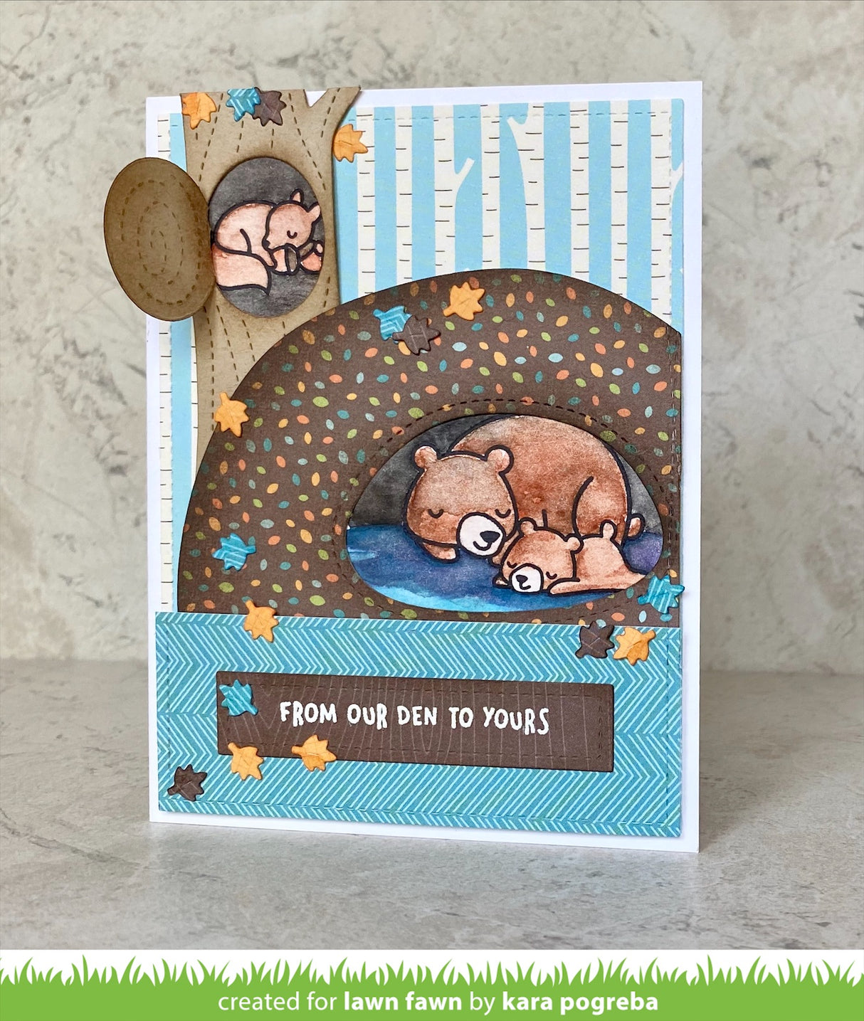 lift the flap tree backdrop