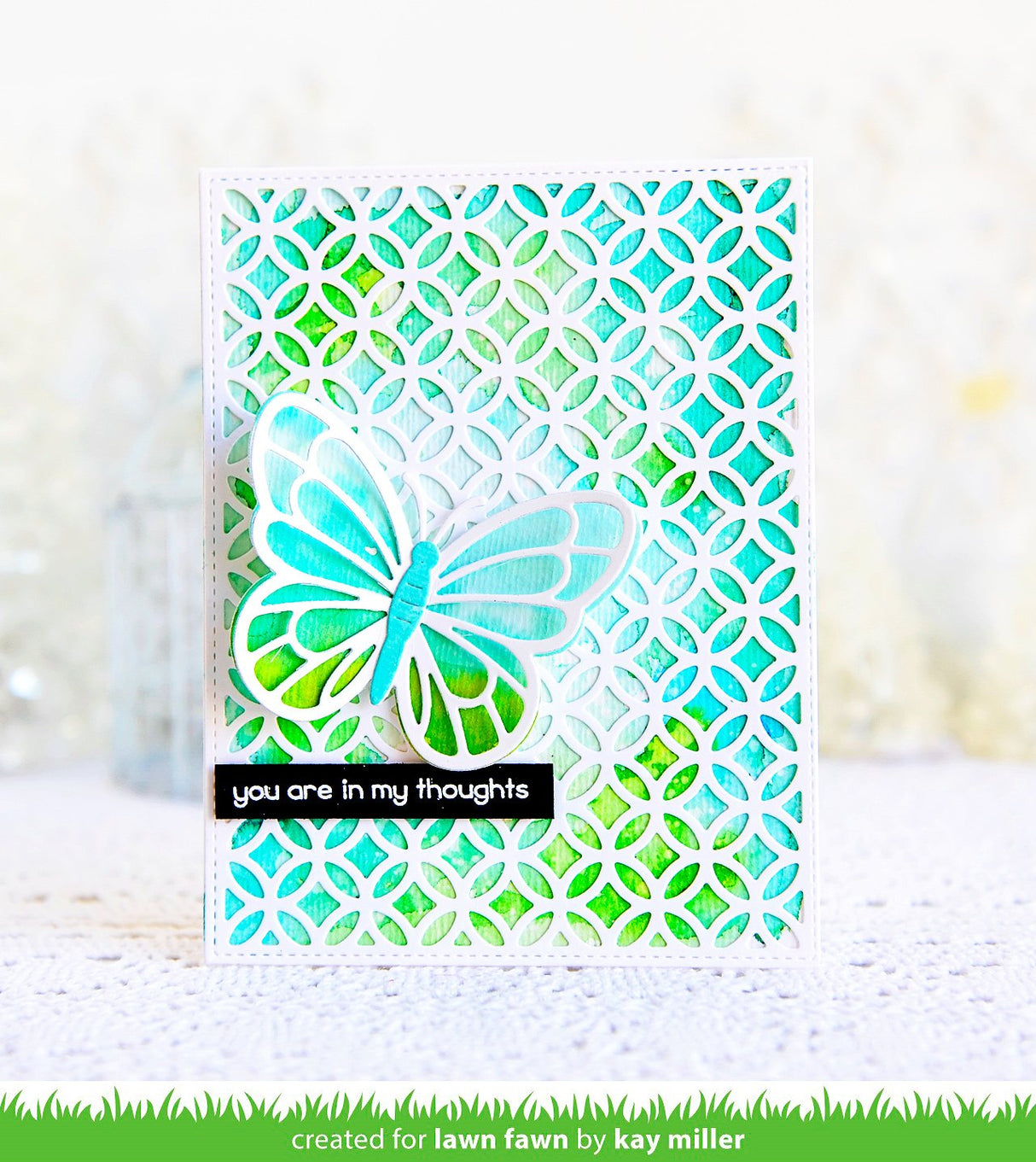 fancy lattice backdrop