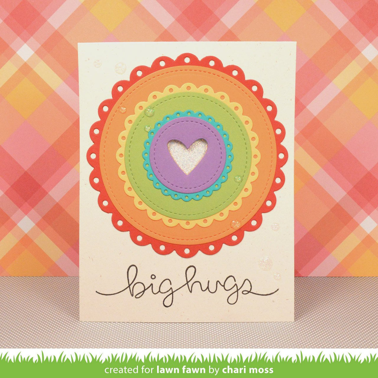 fancy scalloped circle stackables