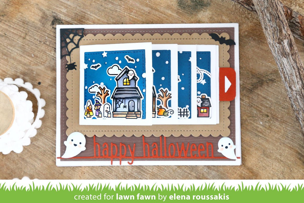 _happy halloween line border_