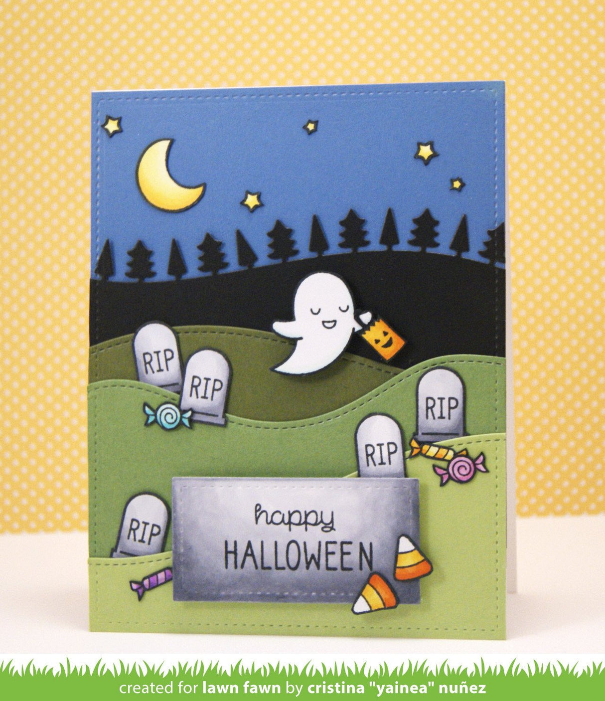 stitched hillside borders