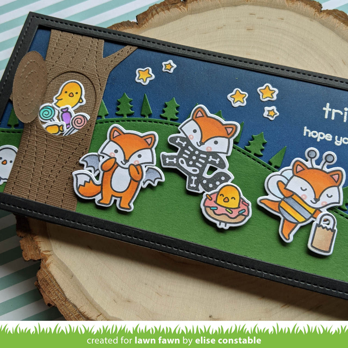 lift the flap tree backdrop