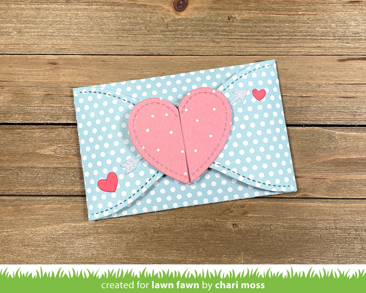 gift card heart envelope