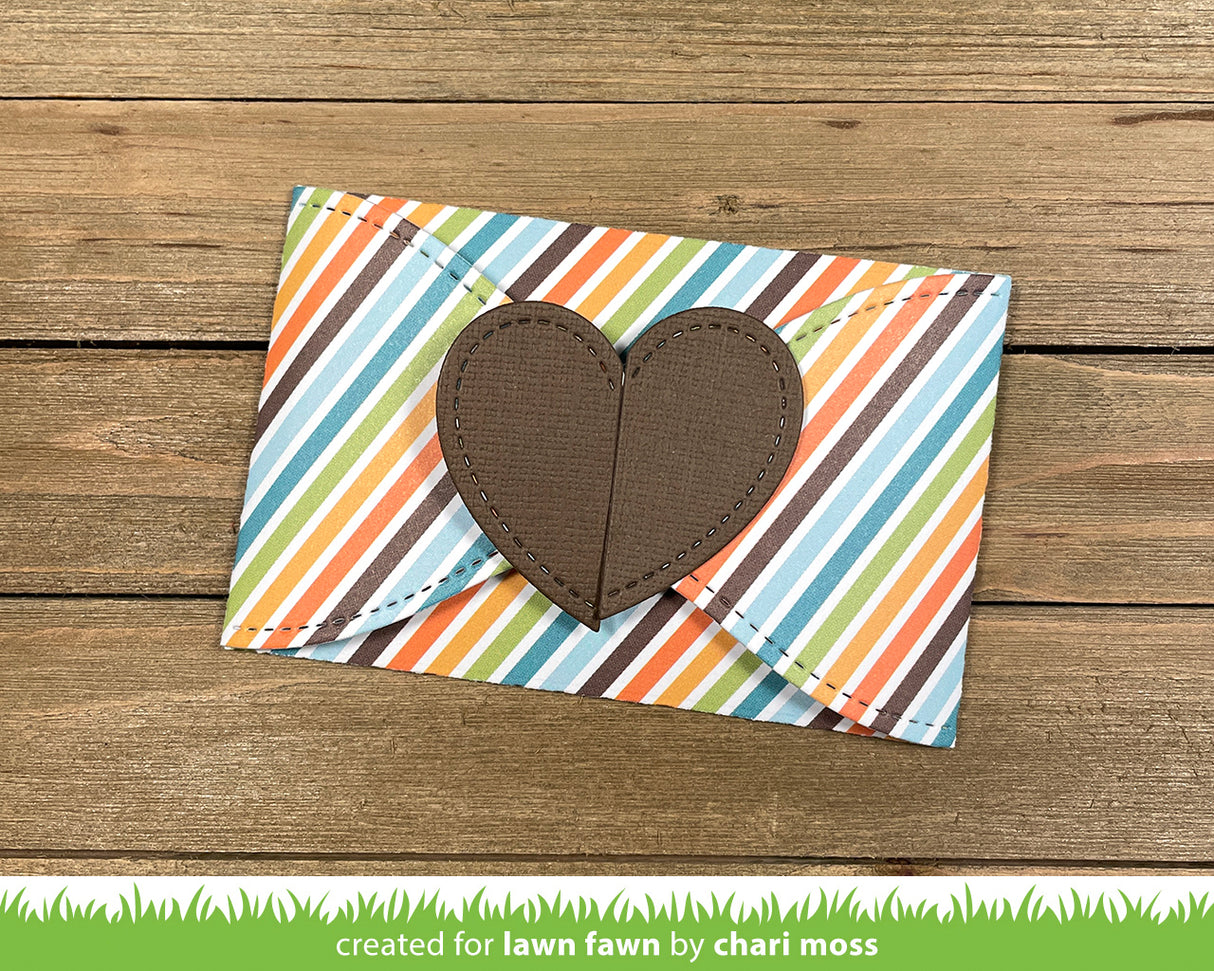 gift card heart envelope