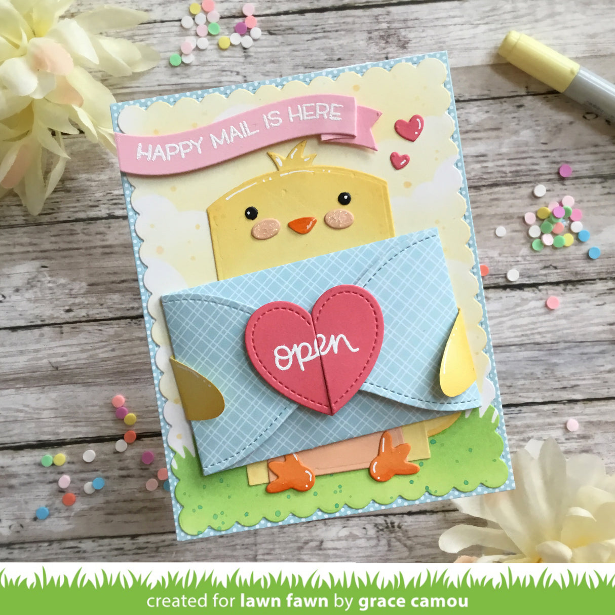 gift card heart envelope