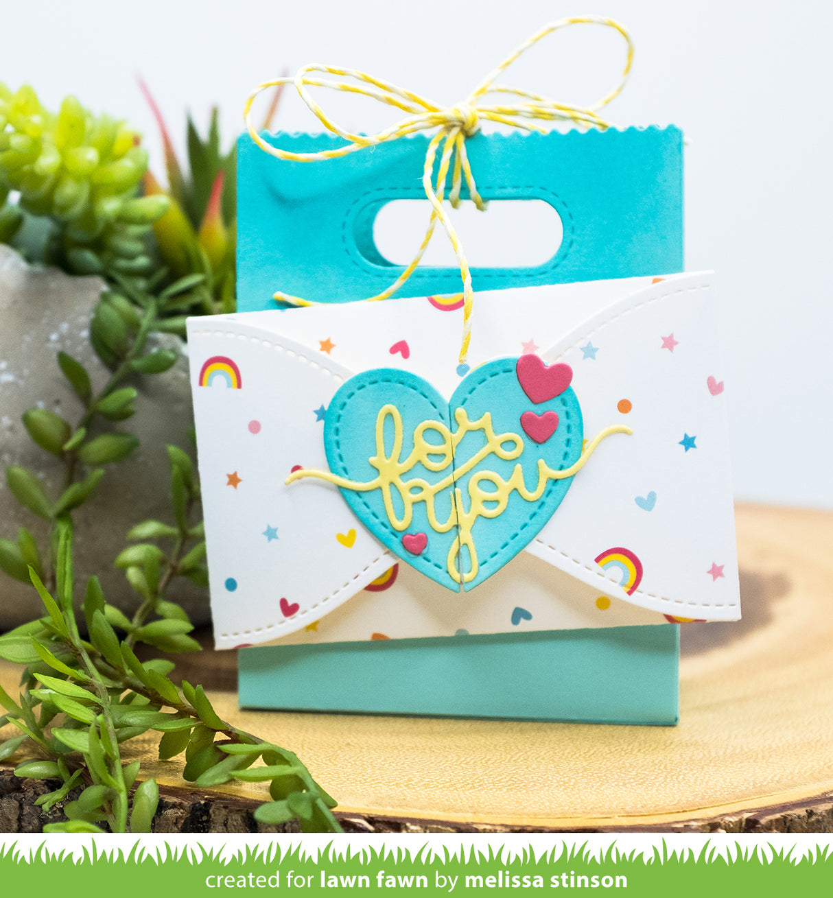 gift card heart envelope