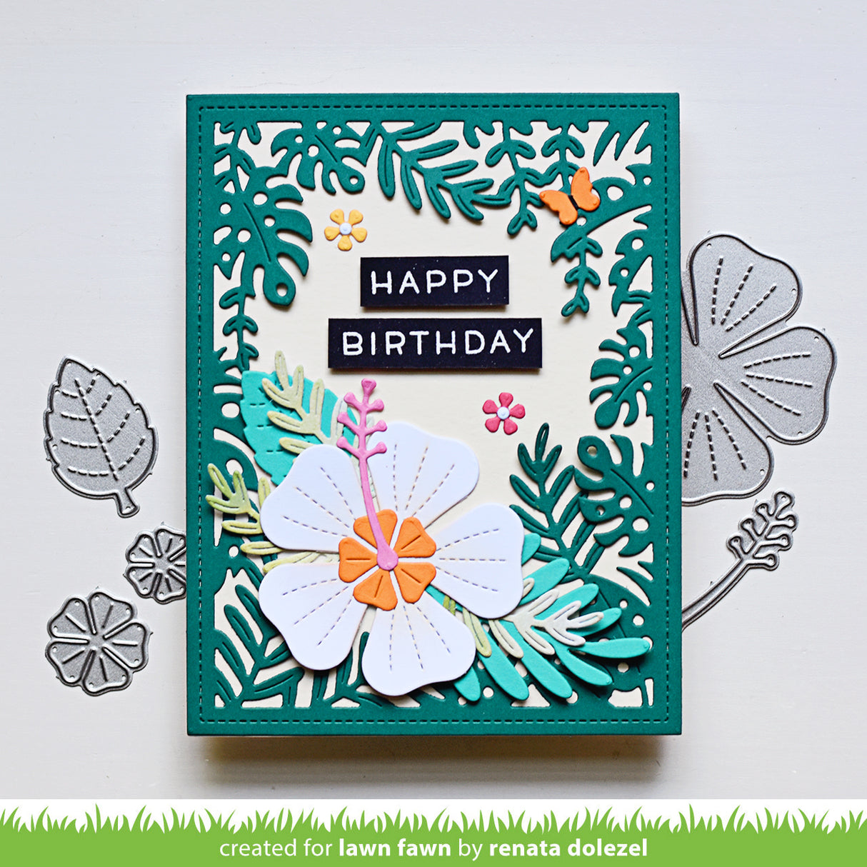 tropical leaves backdrop