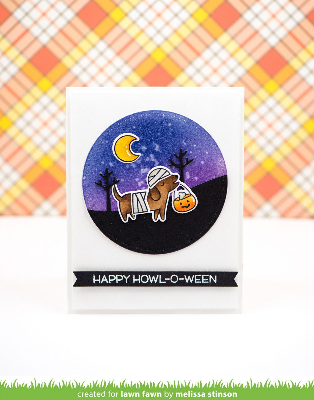 stitched tree borders