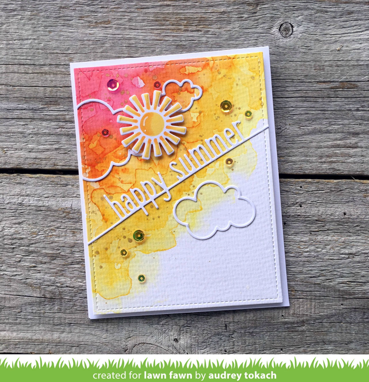 _happy summer line border_