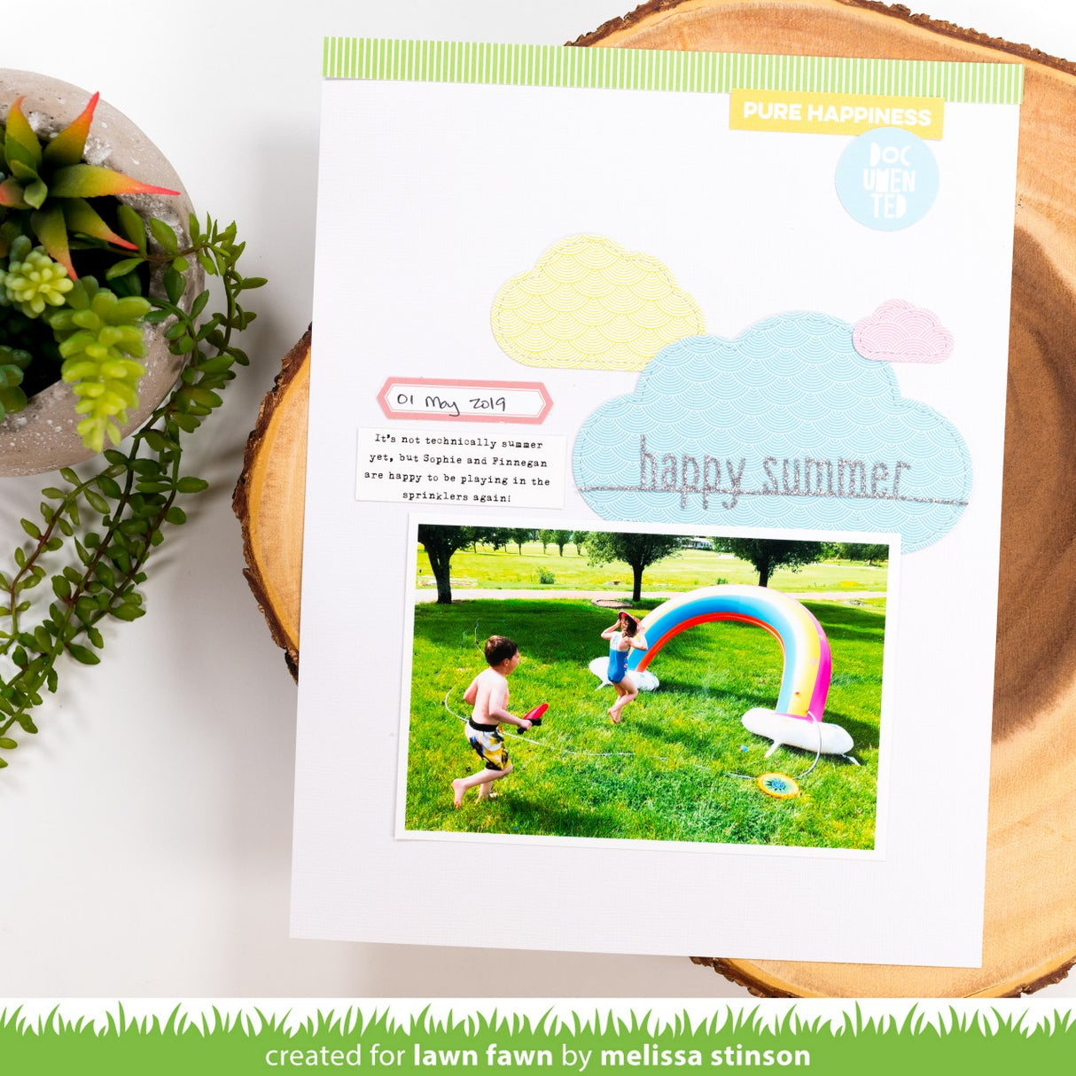 _happy summer line border_