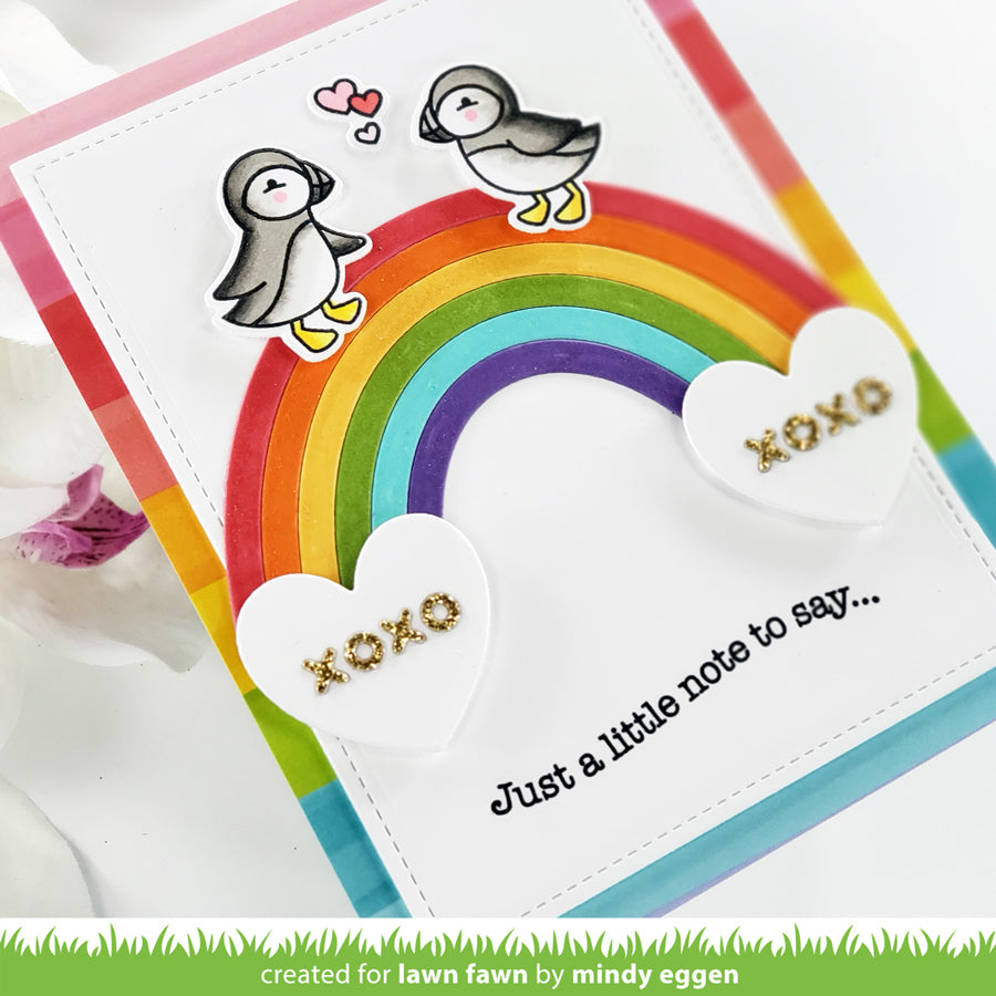 heart shaker gift tag