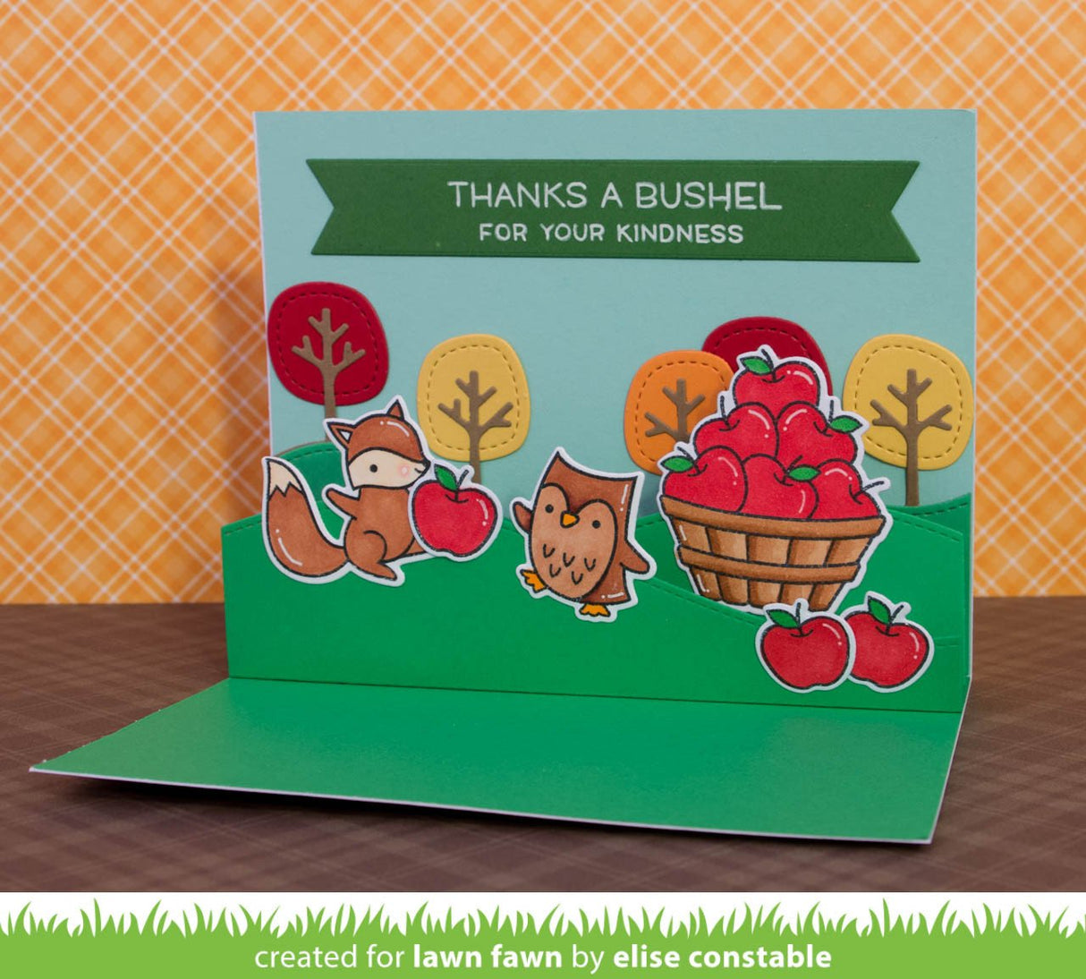 stitched hillside pop-up