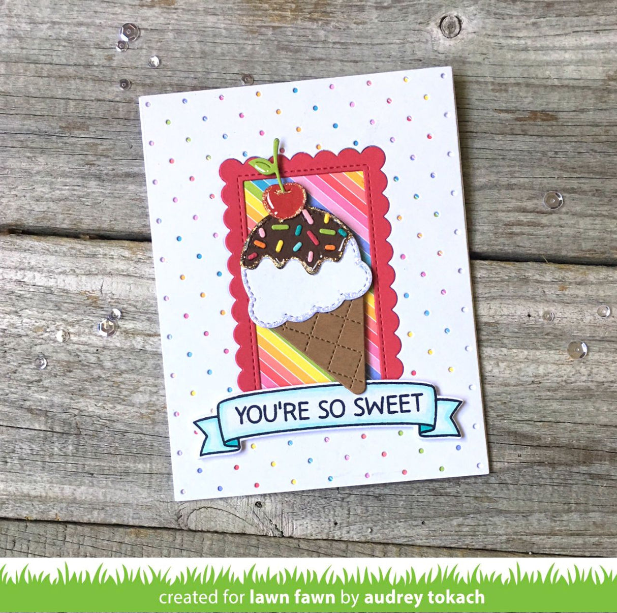 itsy bitsy polka dot backdrop