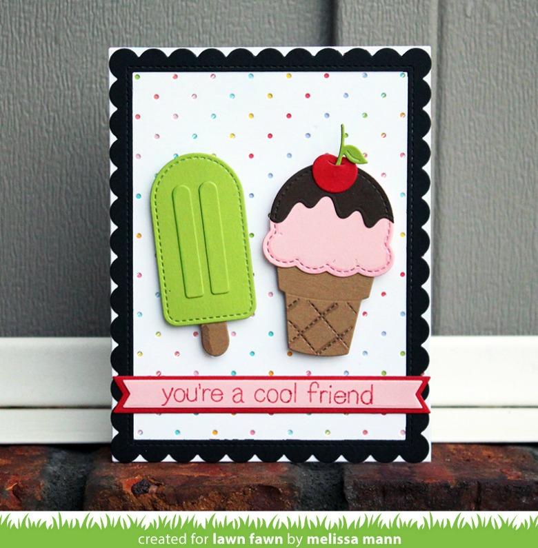 stitched scalloped rectangle frames