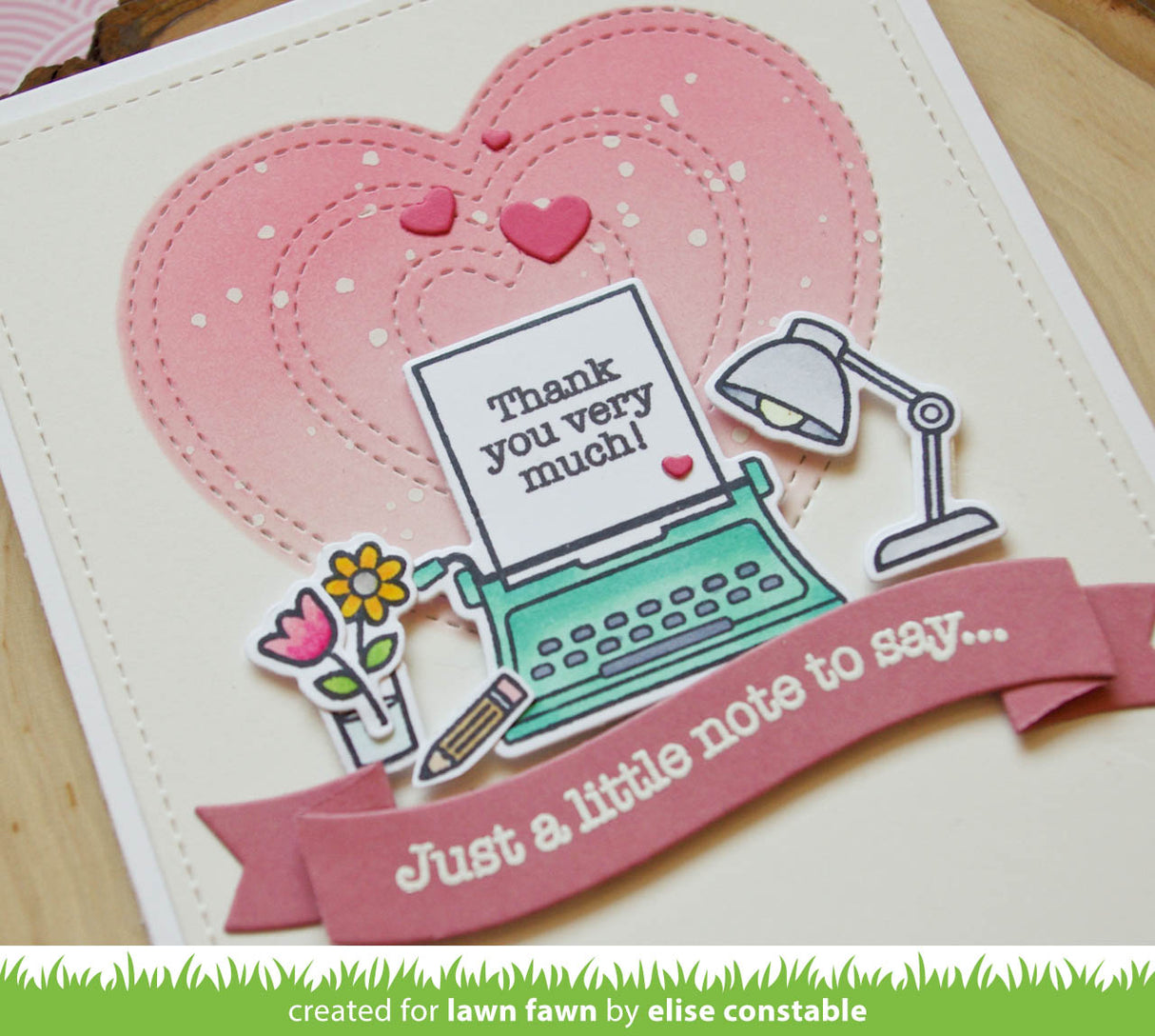 just stitching hearts