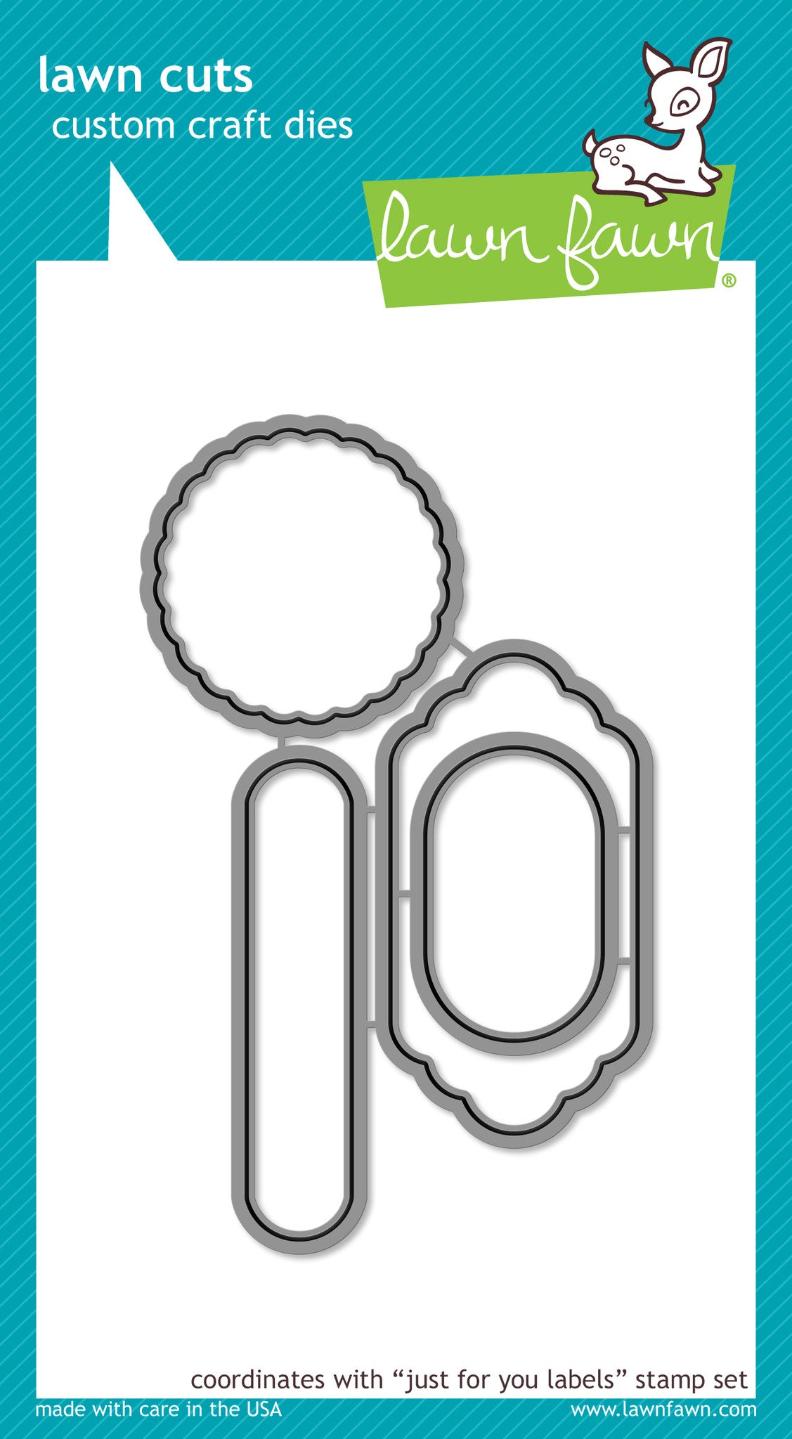 _just for you labels lawn cuts_