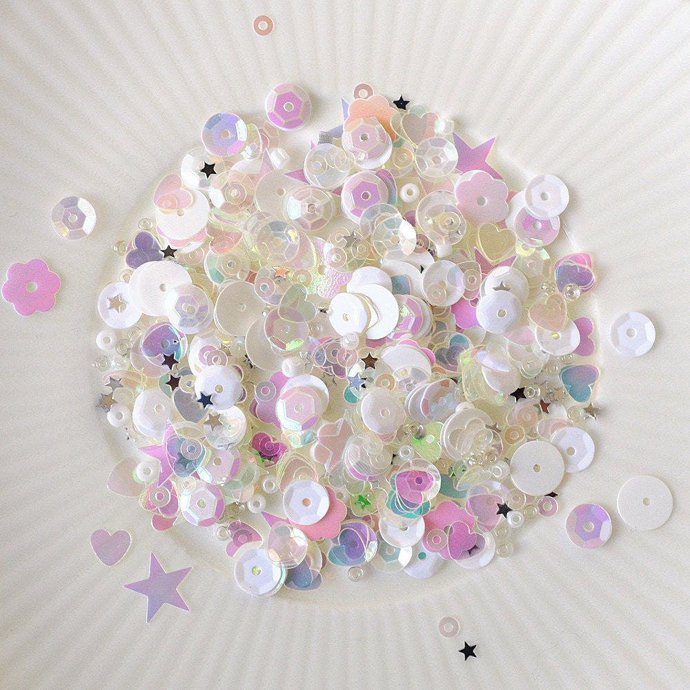 lily white sparkly shaker selection