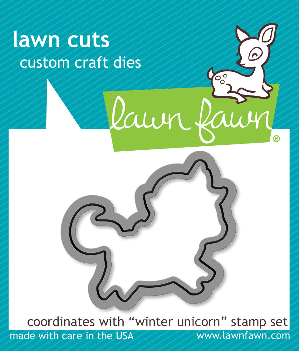 winter unicorn lawn cuts